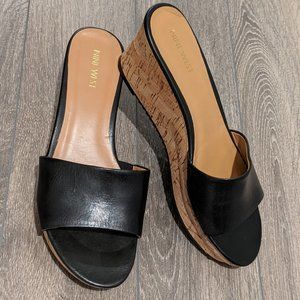 NINE WEST Confetty Leather Sandals 7.5 M